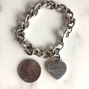 Tiffany and Co. Please return to Tiffany heart bracelet